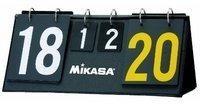 Mikasa HC Score Board/(Beach) Volleyball Anzeigetafel, Schwarz, 37 x 17 x 14 cm