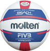 MOLTEN V5B5000-DE, MOLTEN EUROPE V5B5000-DE Volleyball Weiss/Blau/Rot, 5,