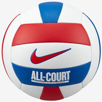 Nike All Court Volleyball 124 - white/university red/game royal/university red 5