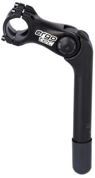 Humpert Vorbau Octopus 2 SL 180mm/90mm Niro/Alu, sw, 1 1/8", Ø 25,4mm, 31,8 LA