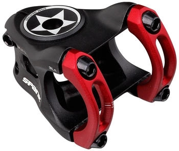 Spank Split stem, 31.8mm red 33