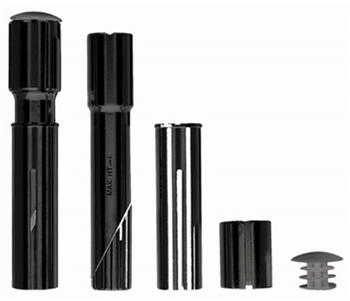 Humpert Vorbauerh&ouml;hung QUILL 1-1 1/8, Aluminium, H=25-50mm, schwarz