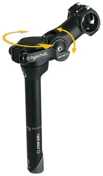 bySchulz Vorbau Stem Quill Twist ProSDS verstellb.,schwarz,88mm,31,8mm Lenkerkl.