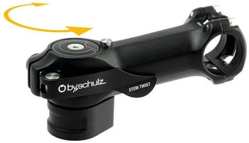 bySchulz Vorbau Stem Twist SDS 105mm/8°, 31,8mm Lenkerklemmung, schwarz