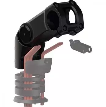 PROCRAFT Adjustable Deluxe AICR Vorbau 31,8 mm, 90 mm, Schwarz verstellbar, interne Zugverlegung
