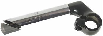 Humpert Unisex Erwachsene Cat Vorbau, Silber,schwarz, Ø 25.4 mm