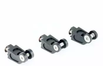 bySchulz SDS Link-Adapter-U 10mm, Aluminium AL-6061-T6, schwarz (10592)