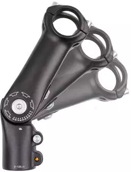 KHE Ahead-Vorbau 1 1/8 Zoll, einstellbar 0–90°, 110mm