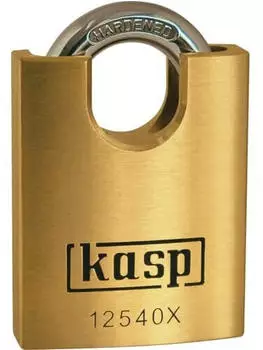 Kasp Vorhängeschloss Messing 40mm verschieden schließend (K12540XD)