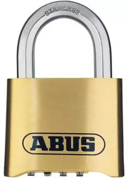 ABUS Vorh&auml;ngeschloss Zahlenschloss Messing & Edelstahl (180IB/50)