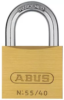 ABUS 55/40 Vorhängeschloss Messing Gleichschließend 40mm (02868)