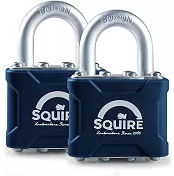 Squire Stronglock Vorhängeschloss 38mm offener Bügel, 2er-Pack (35T)