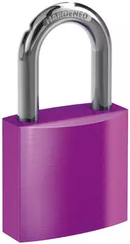 Basi Vorhangschloss gravierbar Aluminium Lila (6190-4000-2000)