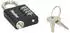 Master Lock Kombinationsschloss 40mm mit Notschlüssel, Schwarz (7641EURDBLK)