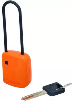 KS Tools Absperr-Vorh&auml;ngeschloss Verbundmaterial, orange, 76mm (117.0221)
