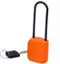 KS Tools Absperr-Vorhängeschloss Verbundmaterial, orange, 76mm (117.0221)