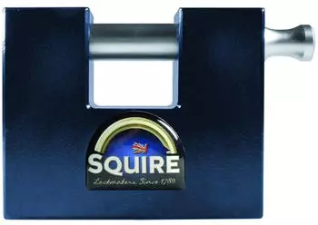 Squire Stronghold Container-Blockschloss 80mm, Stahl, Schlüssel (WS75S)