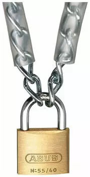 ABUS 55/45 Vorhängeschloss aus Messing 45mm (02857)