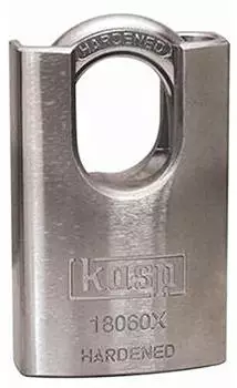 Kasp K18060XD Vorh&auml;ngeschloss Geh&auml;rteter Stahl Verschluss-Sch&auml;kel 60mm (K18060XD)