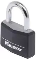 Schloss Aus Mass. Alu Schwarz 50mm B &Uuml;gel 25mm D 7mm