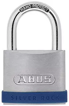 ABUS Silver Rock Vorhängeschloss Zink 5/55 (80876)