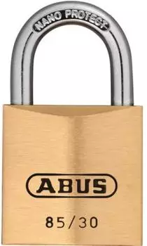 ABUS Zylindervorhangschloss 85/30 GL 30mm Messing gleichschlie&szlig;end (2444)