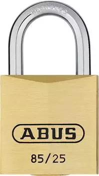 ABUS Vorh&auml;ngeschloss 85 Messing, gleichschlie&szlig;end (02442)
