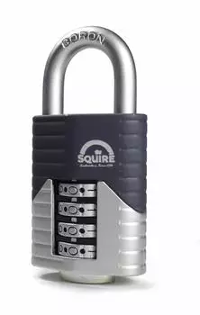Squire Vulcan Combi 40 Kombinations-Vorhängeschloss offener Boron-Bügel 40mm (VULCAN COMBI 40)