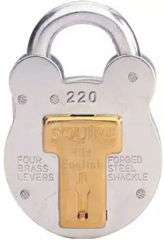 Squire 220 Altenglicher Vorhängeschloss Stahlgehäuse 38mm (HSQ220)