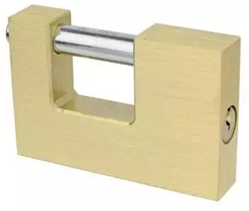 Mannesmann M41360 Vorh&auml;ngeschloss 60mm gleichschlie&szlig;end Gold Profilzylinder (M41360)