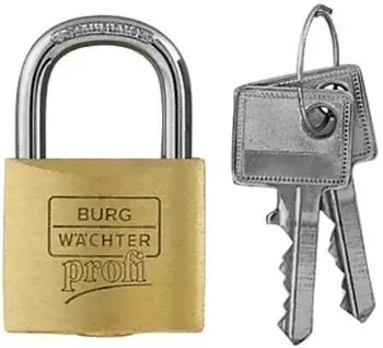 Burg W&auml;chter Profi 116 Zylinder-Vorhangschloss 30mm gleichschlie&szlig;end (116/30 GL.Z1)