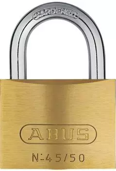 ABUS Vorhängeschloss 45/50 Messing massiv (80615)