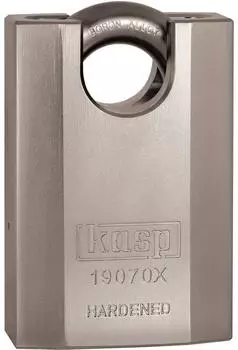 Kasp Hochsicherheits-Vorh&auml;ngeschloss 70mm geschlossener B&uuml;gel (K19070XD)