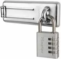 MASTER LOCK Zahlenschloss mit Anlegarbe 40 mm, Aluminium SB