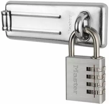 Master Lock &Uuml;berfall und Aluminium-Zahlenschloss 40mm (7640704EURD)