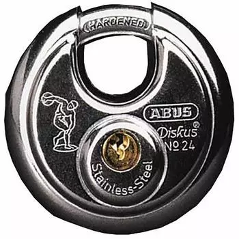 ABUS Diskus 24IB/60 Zylindervorhangschloss Edelstahl 60mm (81693)