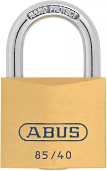 ABUS Vorhangschloss Messing massiv, 40mm (85/40)