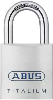 ABUS Titalium Vorh&auml;ngeschloss 80TI/40, Aluminium, 40mm (80TI/40)
