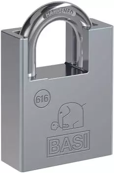 Basi Vorh&auml;ngeschloss 60mm, B&uuml;gelschutz, wetterfest (6160-6000)
