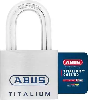 ABUS Titalium Vorhängeschloss Aluminium Sicherheitslevel 8 (96TI/50)