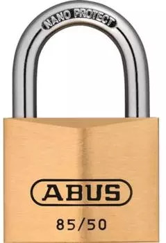 ABUS Zylindervorhangschloss 85/50 gleichschlie&szlig;end, Messing, 50mm (2477)