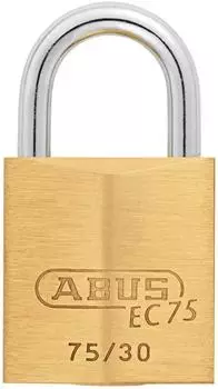 ABUS Vorh&auml;ngeschloss 75/30 Lock-Tag, Messing massiv (75/30)