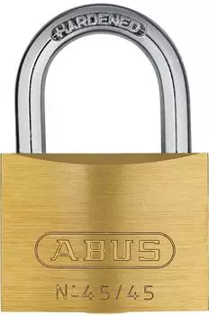 ABUS Hangschloss 45/45 Lock-Tag, Messing massiv (80614)