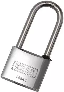 Kasp Vorhängeschloss 50mm Langbügel Edelstahl (K14540L50D)