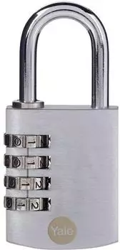 Yale Silver Line Zahlenschloss Vorhängeschloss 40mm (Y151B/40/130/1)