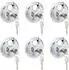 vidaXL Diskusschlösser silber 6er-Set (42020751)