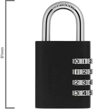 ABUS Vorh&auml;ngeschloss 158KC/45 Zahlenkombination anthrazit (158KC/45 AP054)