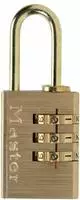 MASTER LOCK Vorhangschloss 620 EURD Zahlenschloss, 30 mm,Messing Finish SB