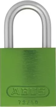 ABUS 72LL/40 Vorhangschloss Aluminium, gr&uuml;n (10067)