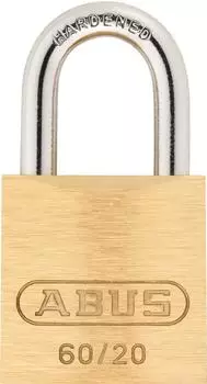 ABUS Vorh&auml;ngeschloss 60/20 Messing, &Oslash;3,5mm (20027)